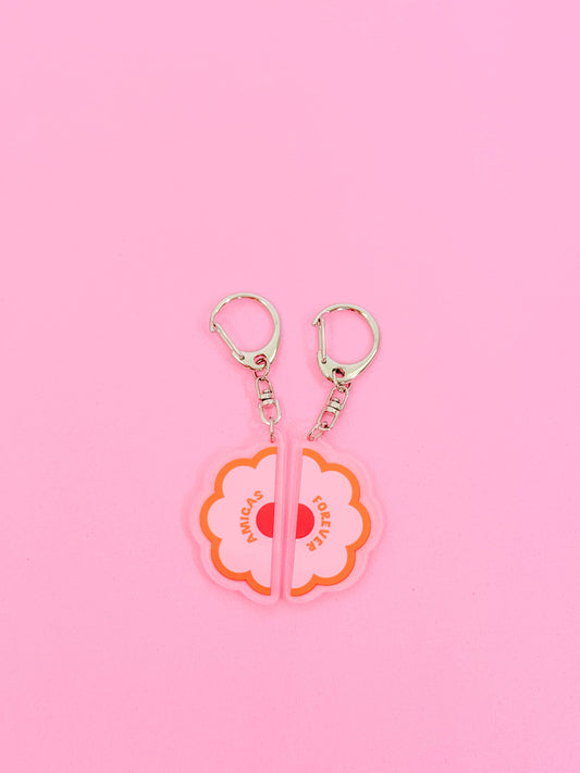 Amigas Forever Bundle Keychain – Set de Llaveros Matching 🌸💖