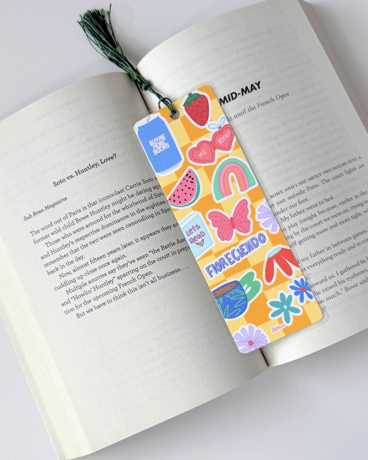 Yellow Junk Bookmark