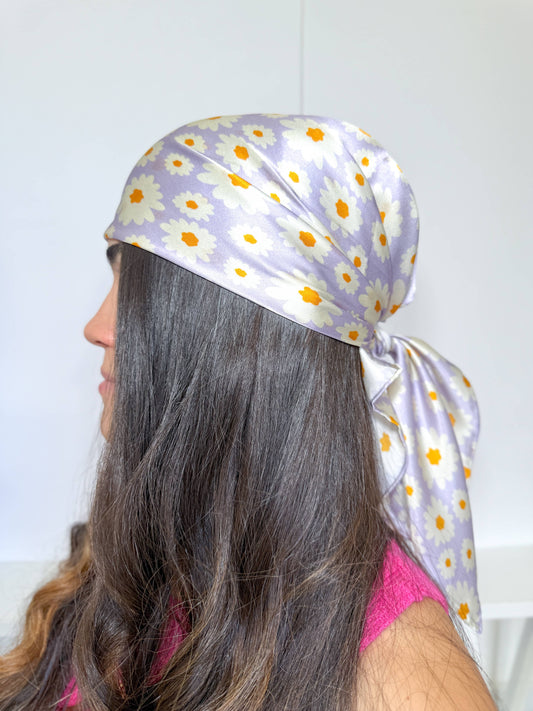 Lavender Daisy Bandana
