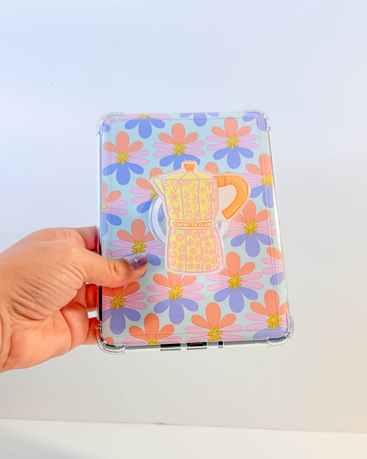Cafecito Club Magnetic Grip Holder - Amarillo