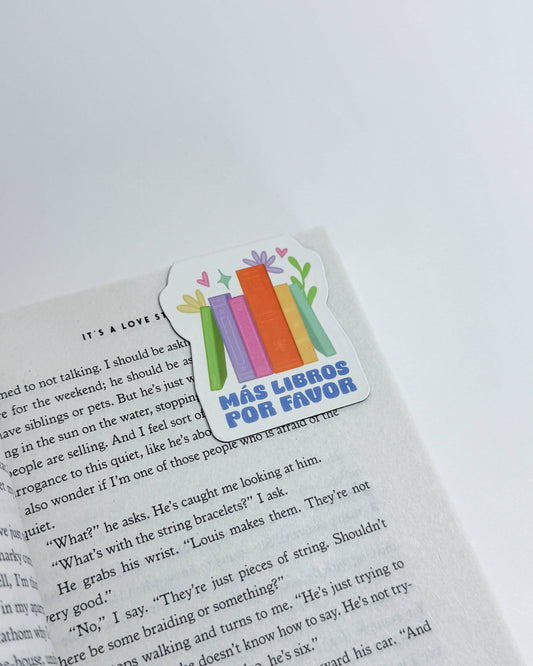 Más Libros Por Favor Magnetic Bookmark