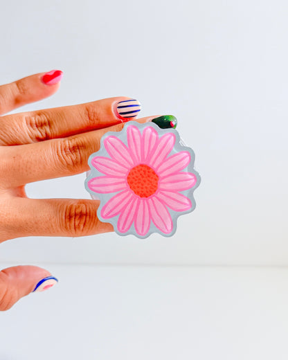 Pinky Flower Magnetic Grip Holder