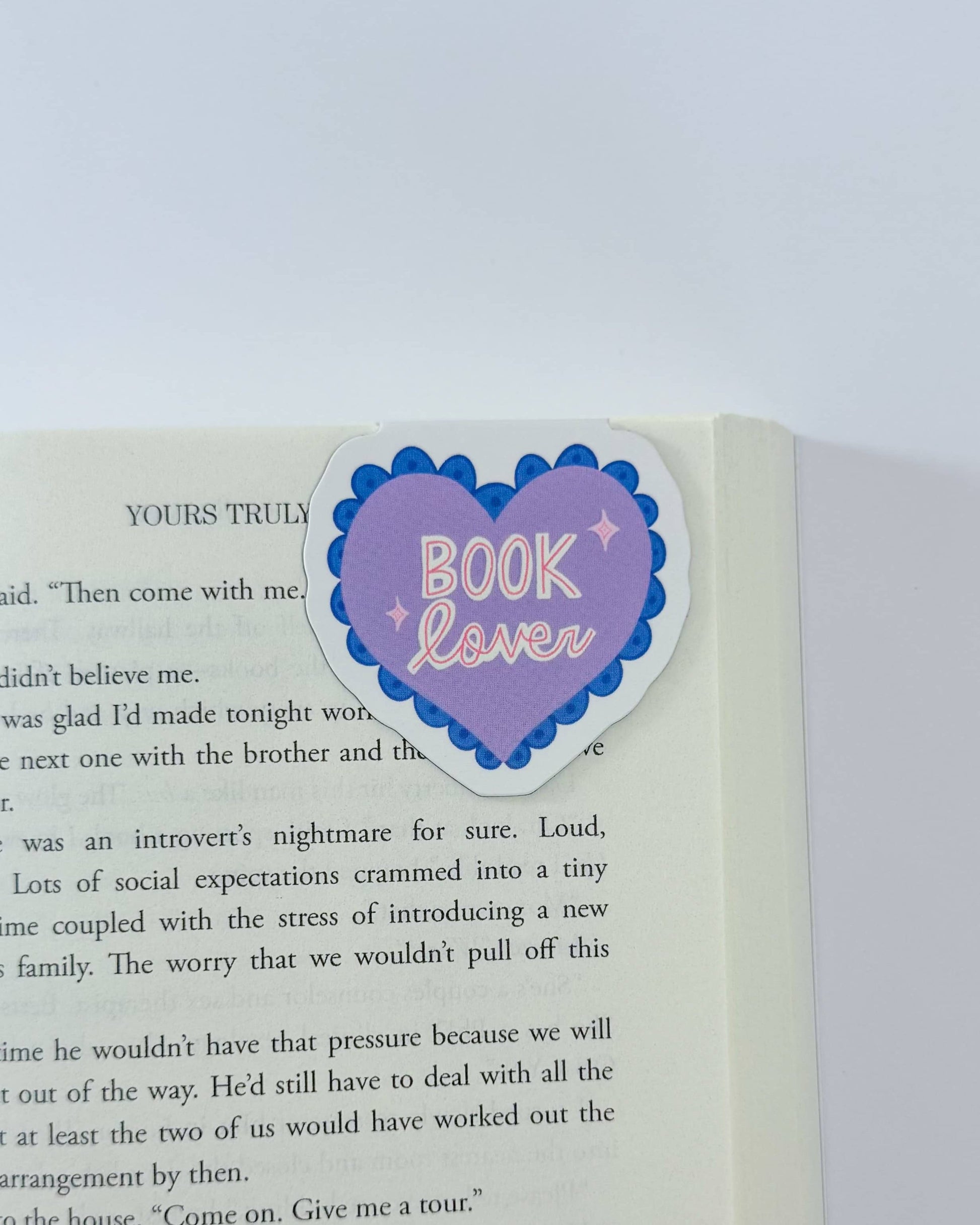 Book Lover Magnetic Bookmark Book Page