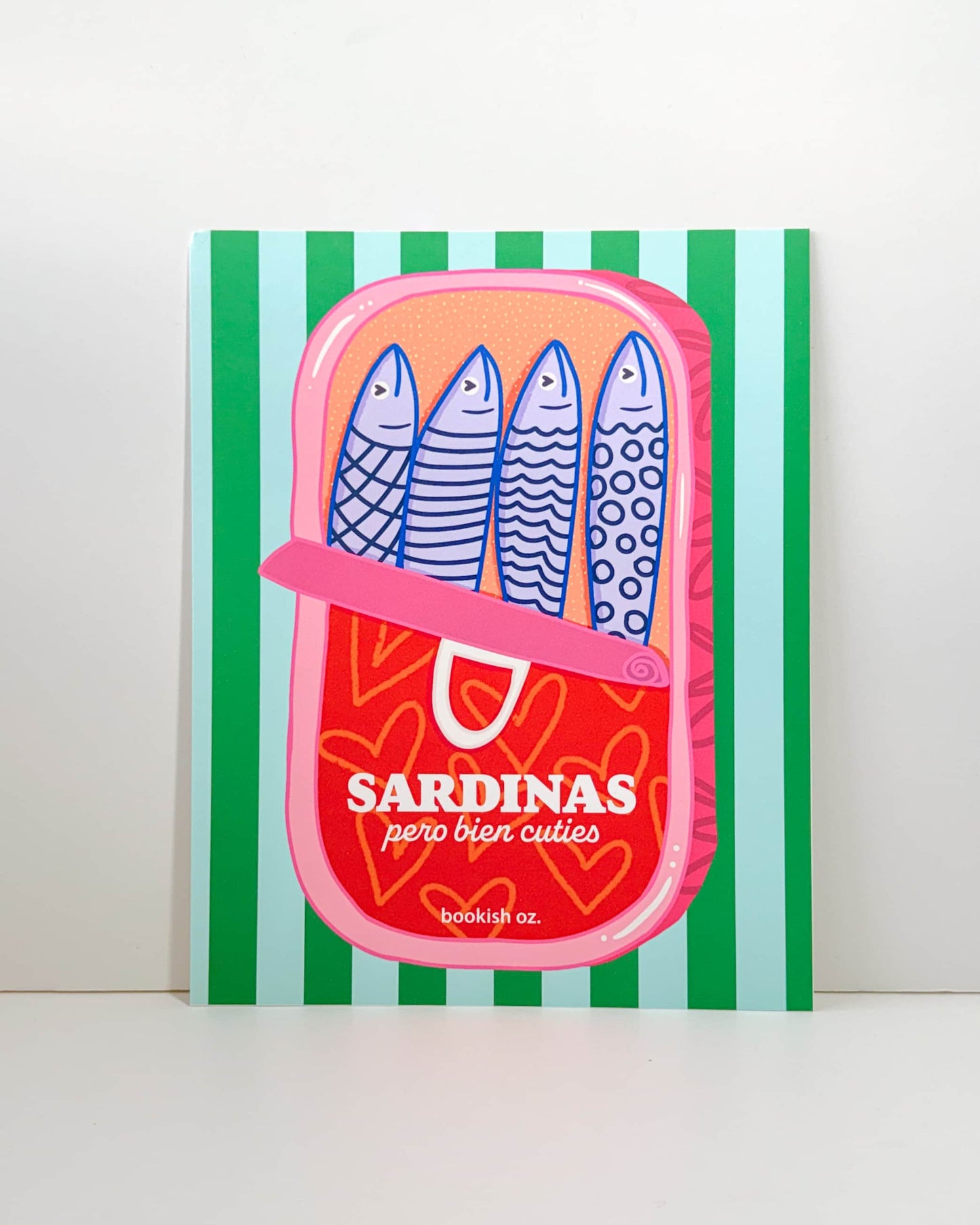 Sardinas Pero Bien Cuties Art Print 8x10