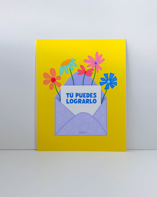 Tú Puedes Lograrlo Art Print 8x10