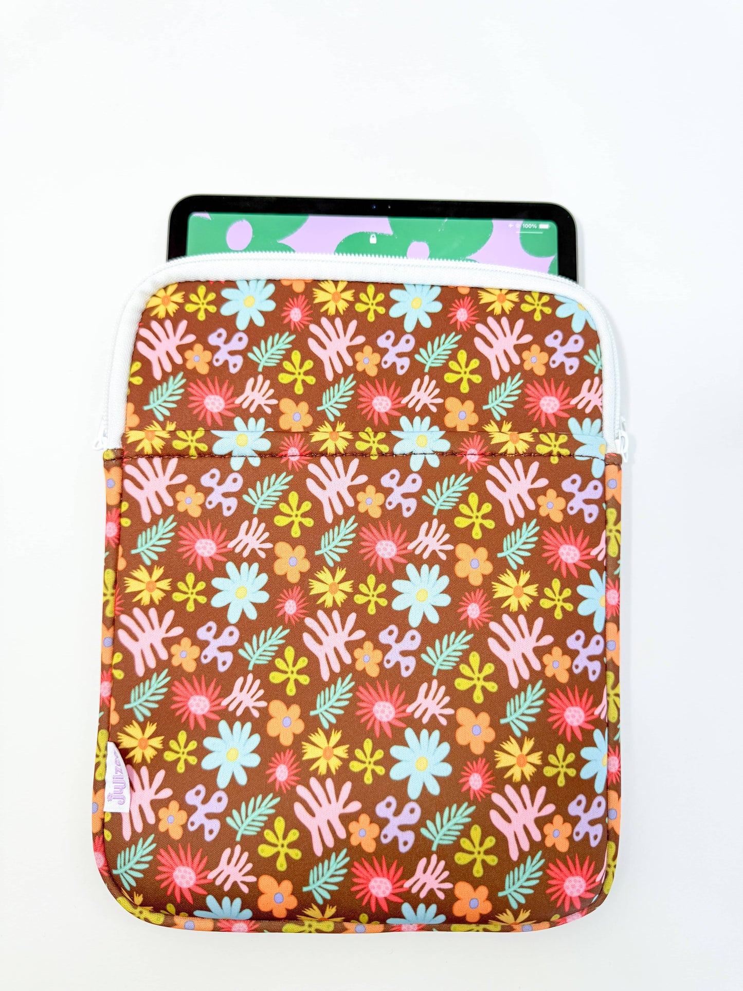 LARGE 10.5" Sweet Bloom - Readers Protective Sleeve