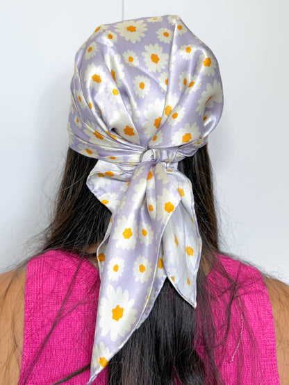 Lavender Daisy Bandana