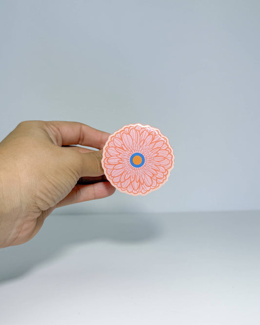 Pink Cutie Flower Magnetic Grip Holder
