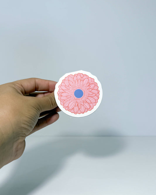 Pink Cutie Flower Magnetic Bookmark