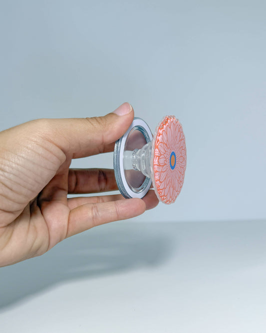 Pink Cutie Flower Magnetic Grip Holder