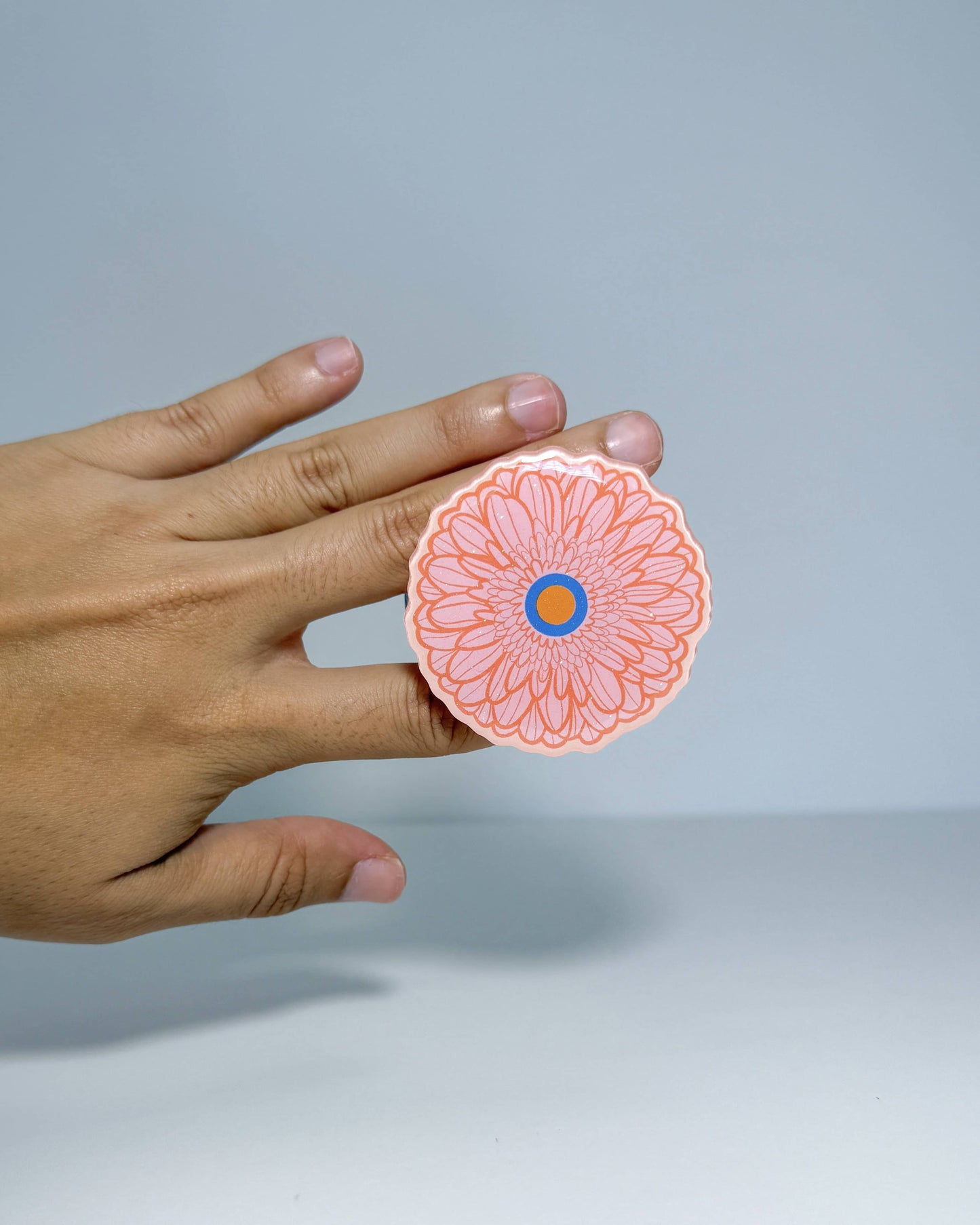 Pink Cutie Flower Magnetic Grip Holder