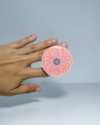 Pink Cutie Flower Magnetic Grip Holder